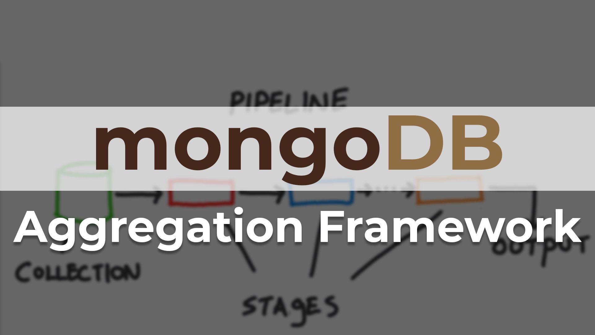 Advanced data processing with MongoDB Aggregation Framework