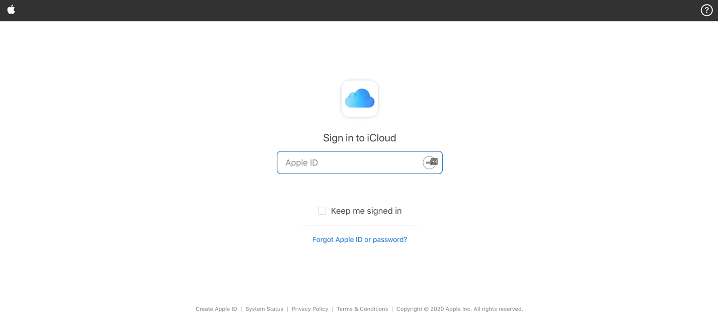 icloud-singin