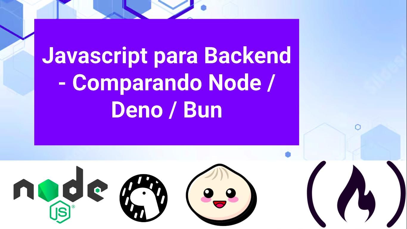 Javascript para Backend - Comparando Node / Deno / Bun