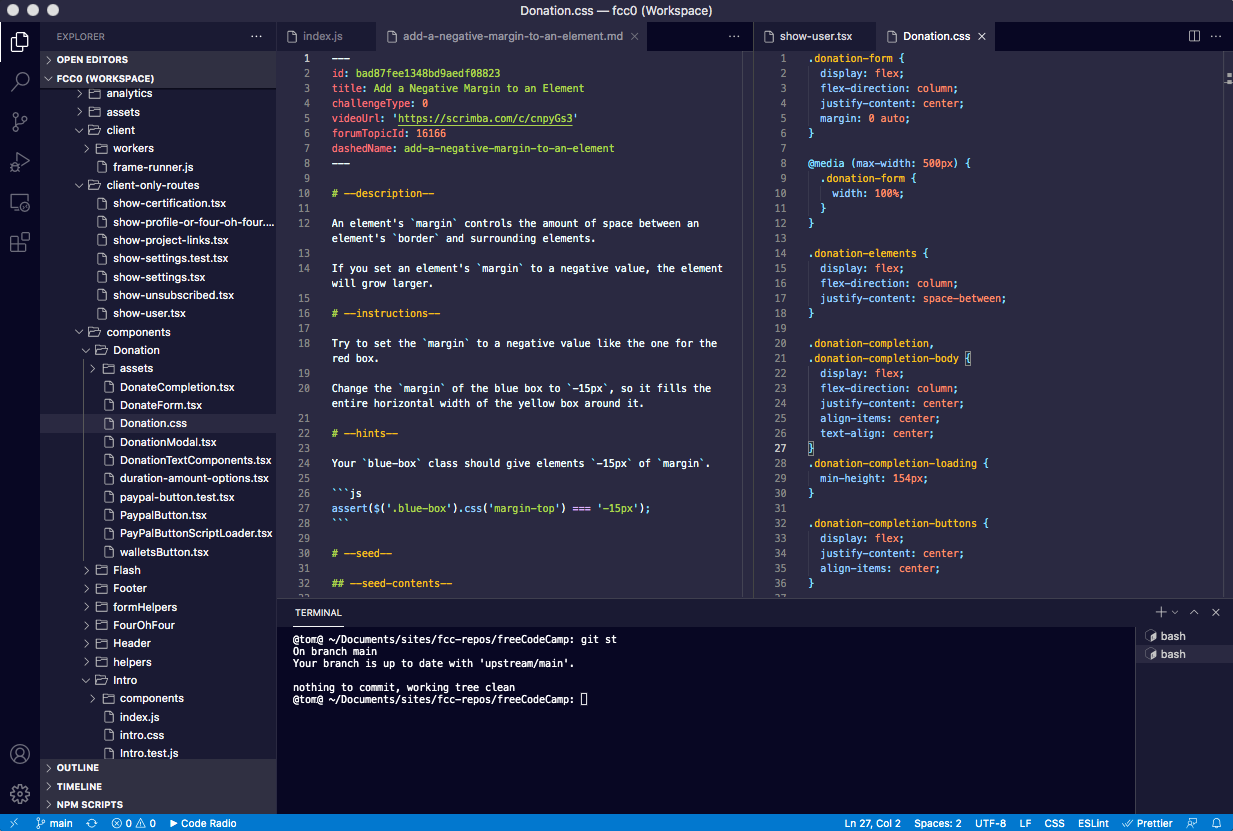 VS Code Dark Theme – Un tema scuro in stile freeCodeCamp per Visual Studio Code
