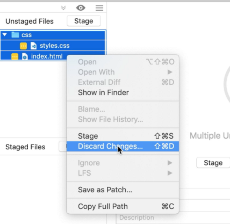 Come ripristinare le modifiche in Git