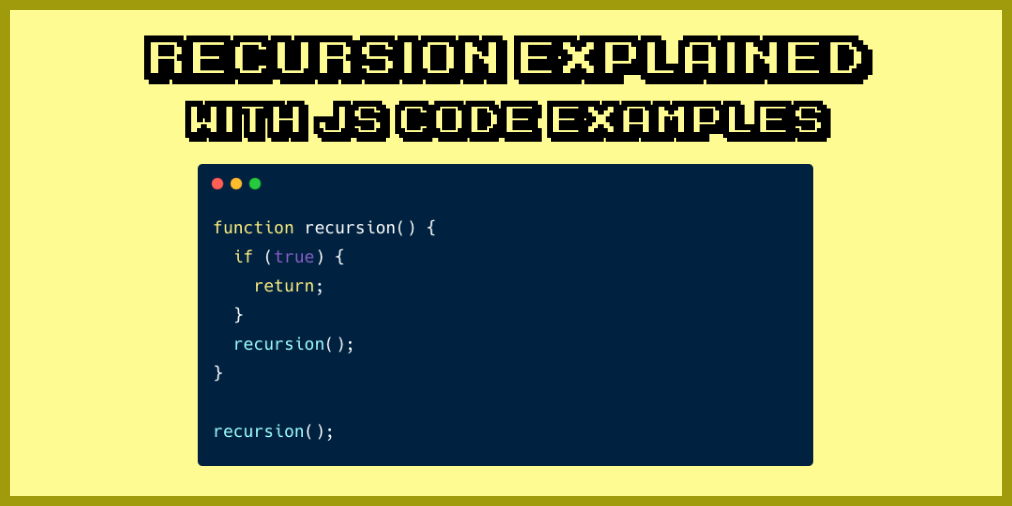 Che Cos'è la Ricorsione? Funzioni Ricorsive in JavaScript Spiegate con Esempi di Codice