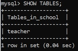 teacher_table_in_MySQL_Server_Command_Line_Client