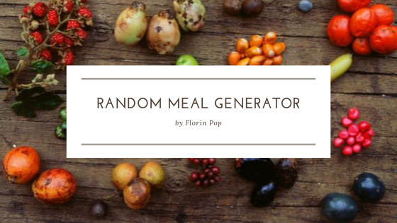 How to Create Random Meal Generator