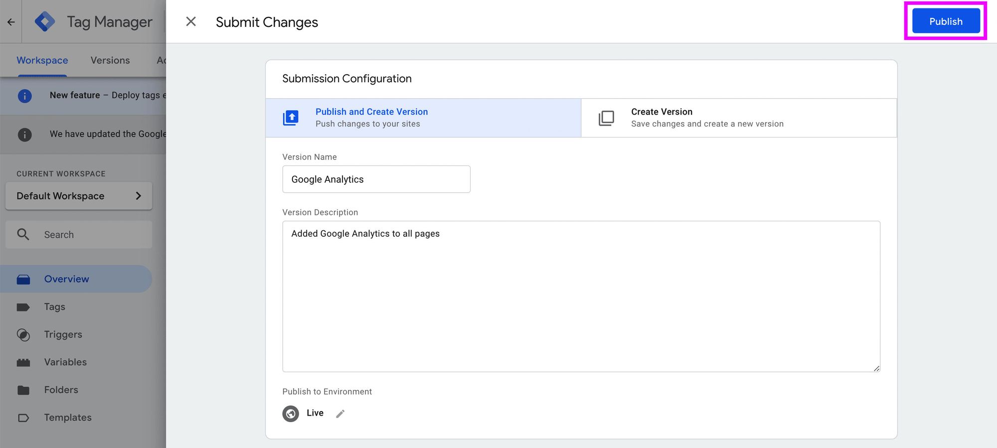 google-tag-manager-version-configuration