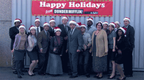Happy Holidays from Dunder Mifflin