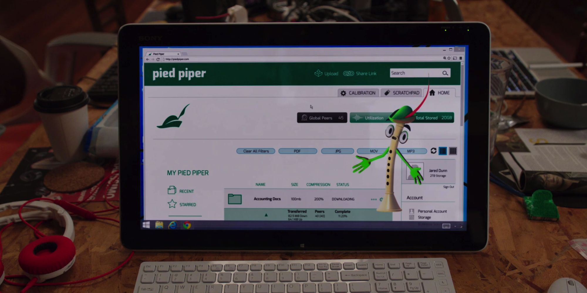 pied-piper-user-interface
