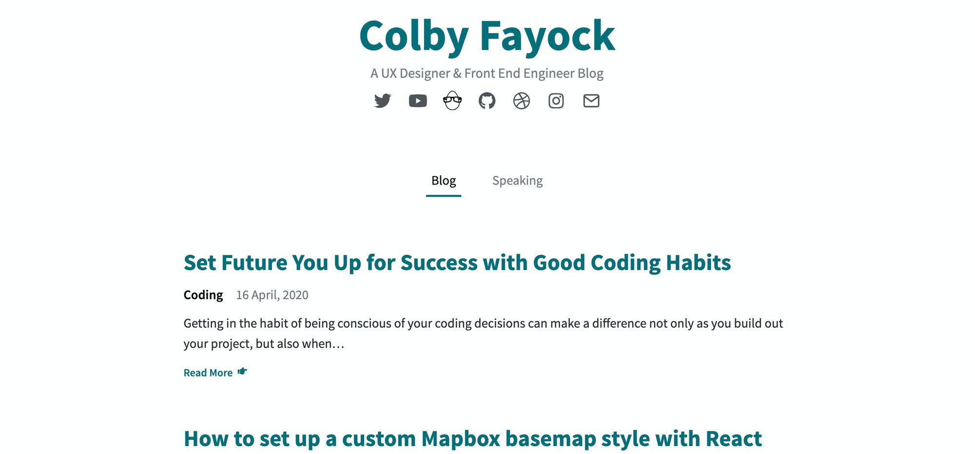 colby-fayock-personal-website