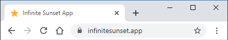 infinite sunset