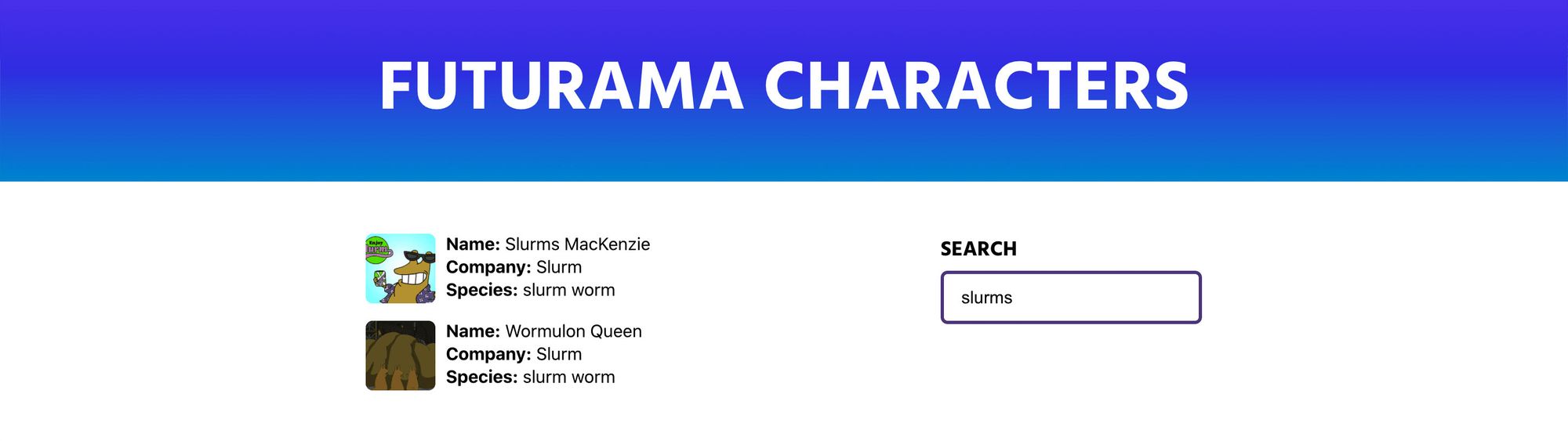 futurama-character-search-results