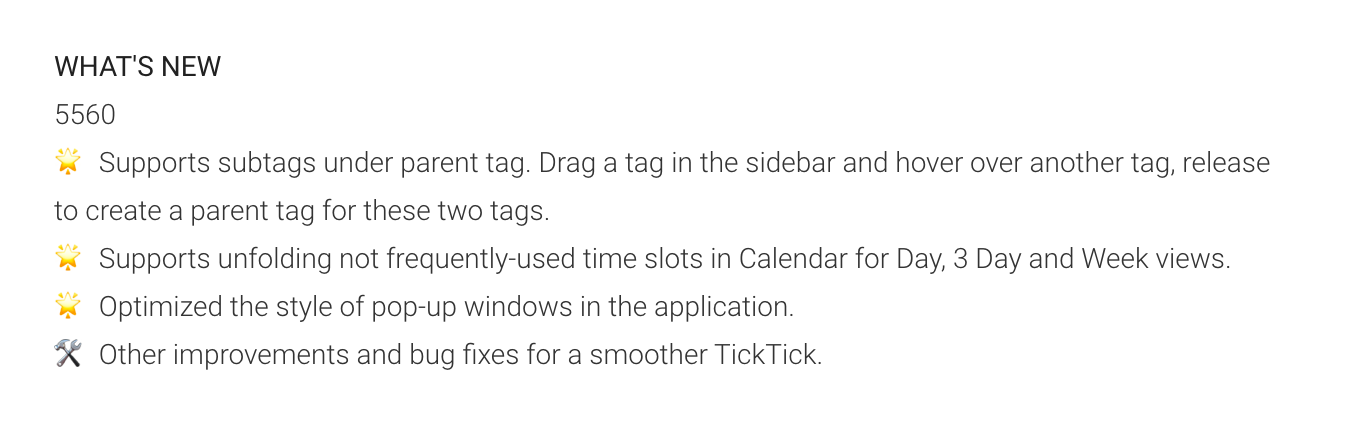 ticktick-android-changelog
