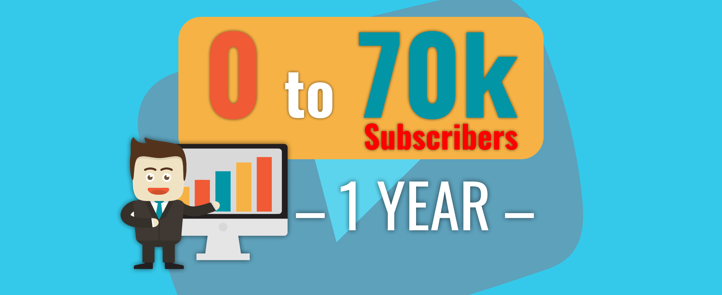 How I Went From 0 to 70k Subscribers on  in 1 Year – And How Much