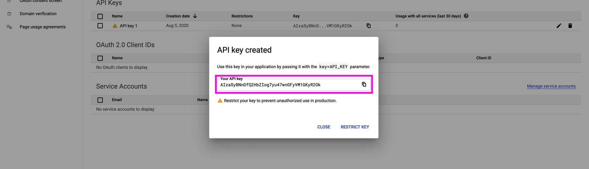google-developer-api-key