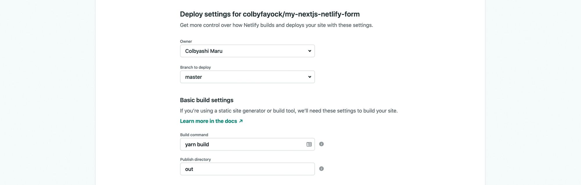 netlify-deploy-settings-nextjs-app