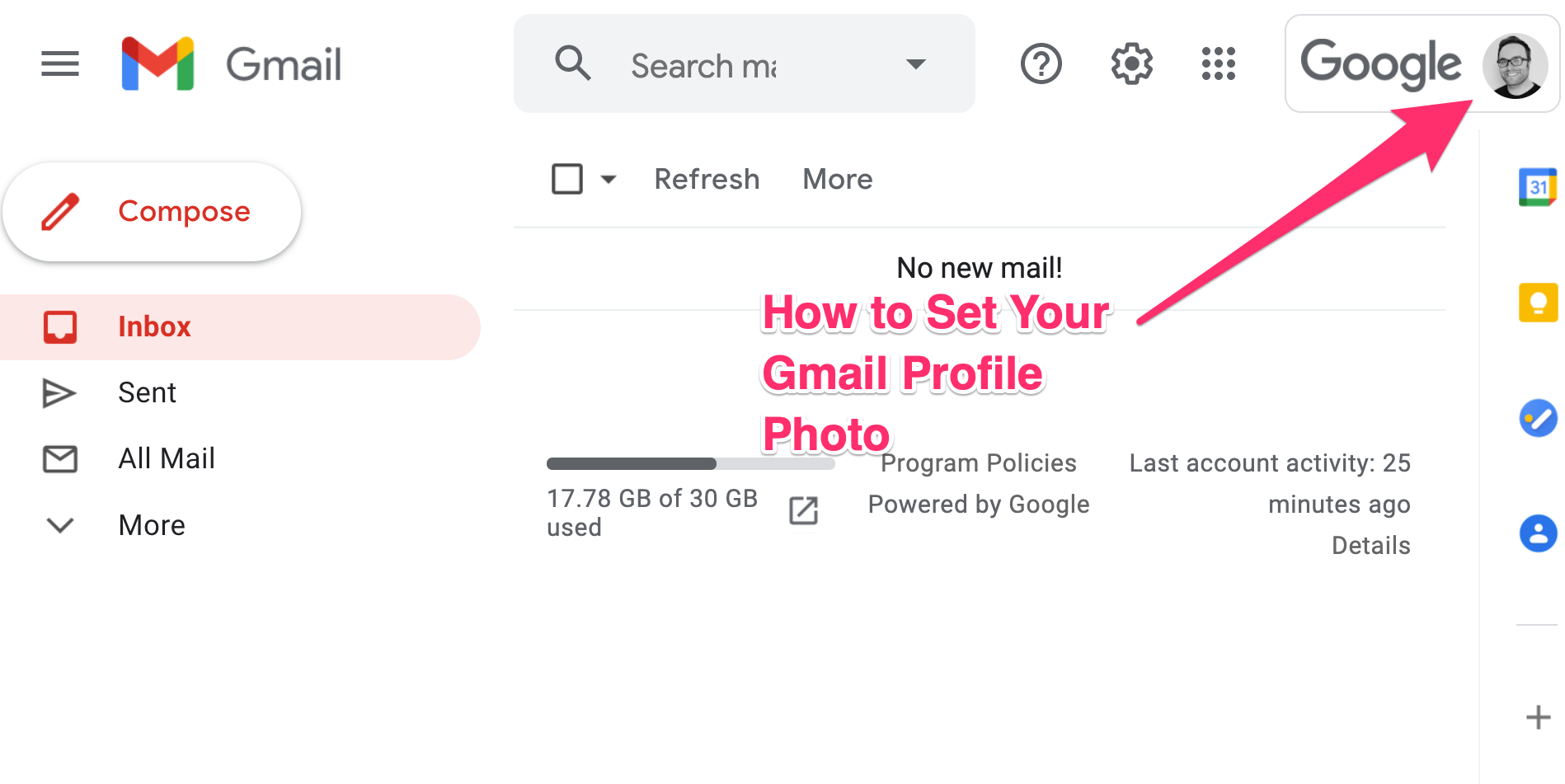 Profile picture is uploaded but icon photo wont change  Gmail Community