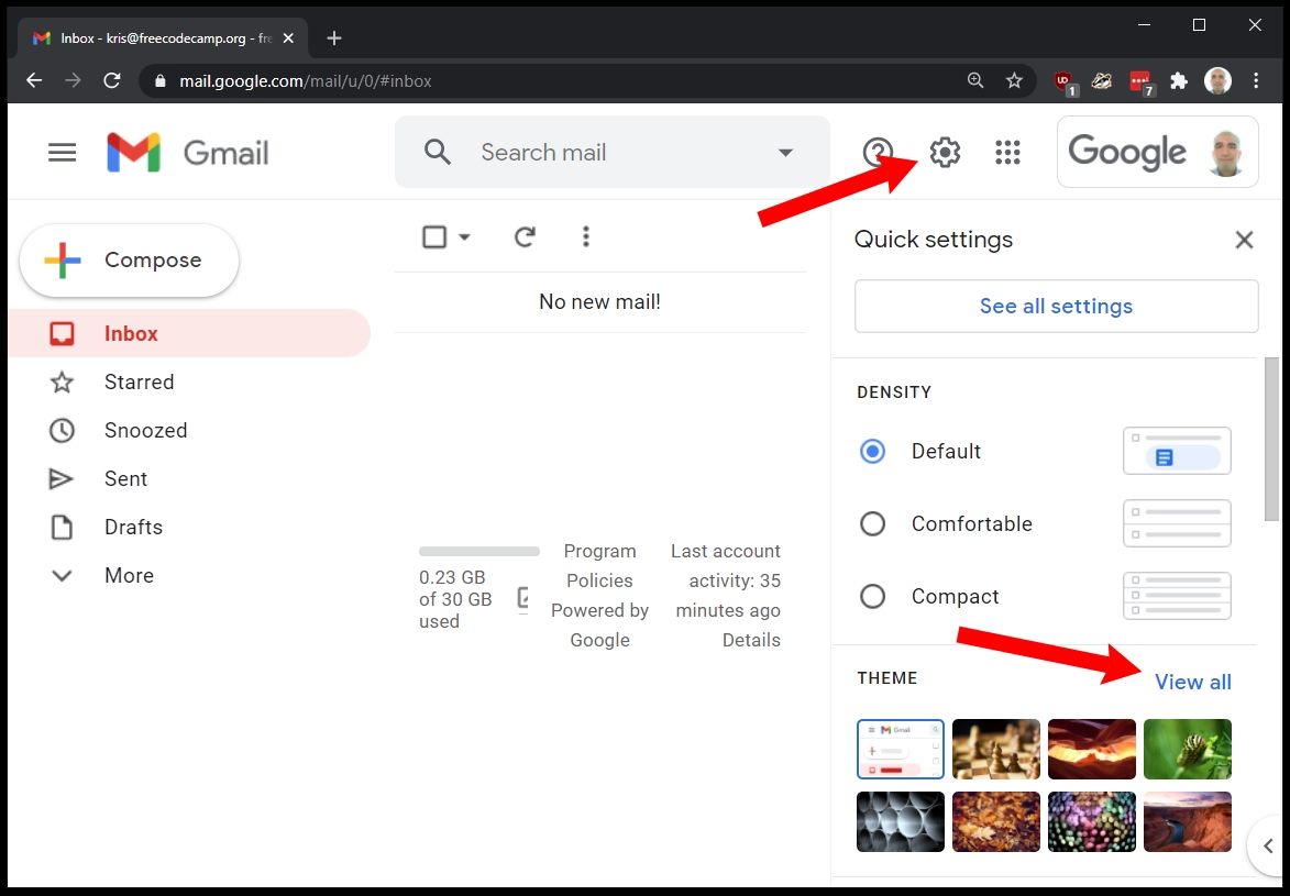 Gmail Dark Mode – How to Change the Gmail Background Theme on Desktop, iOS,  and Android