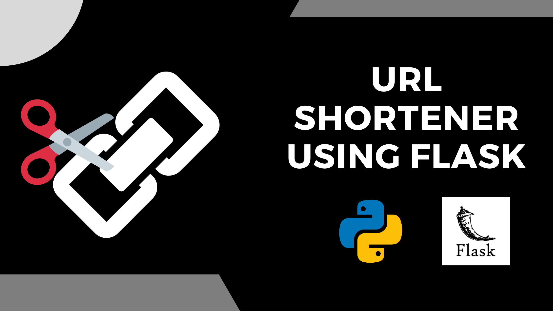 Make url. Flask Python. URL Shortener. Create URL. URL Shortener icon.