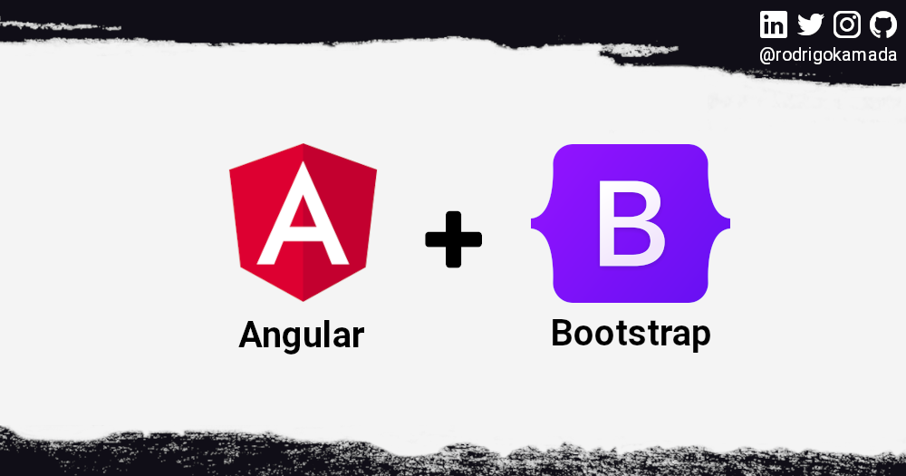 Add bootstrap. Angular fonts.