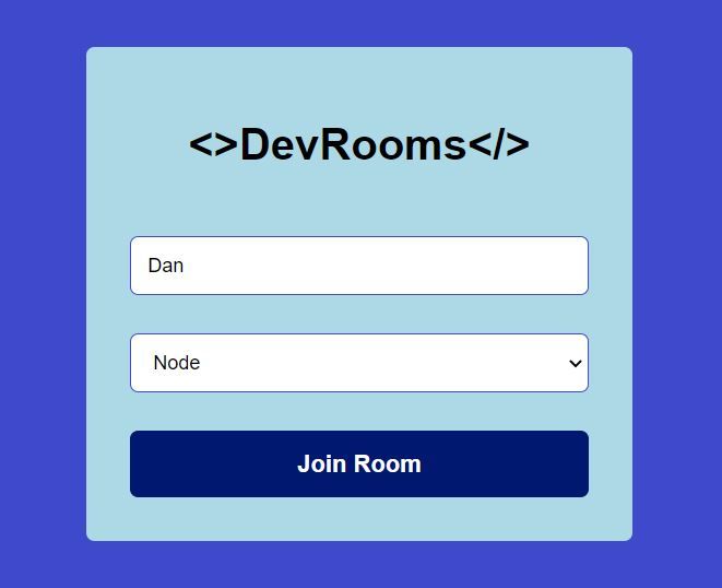 Joining a room as Dan