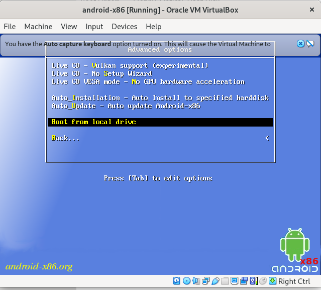 android-x86-boot-from-disk