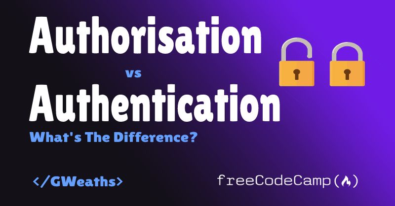 
                     Authentication vs Authorization – What's the Difference? 
                