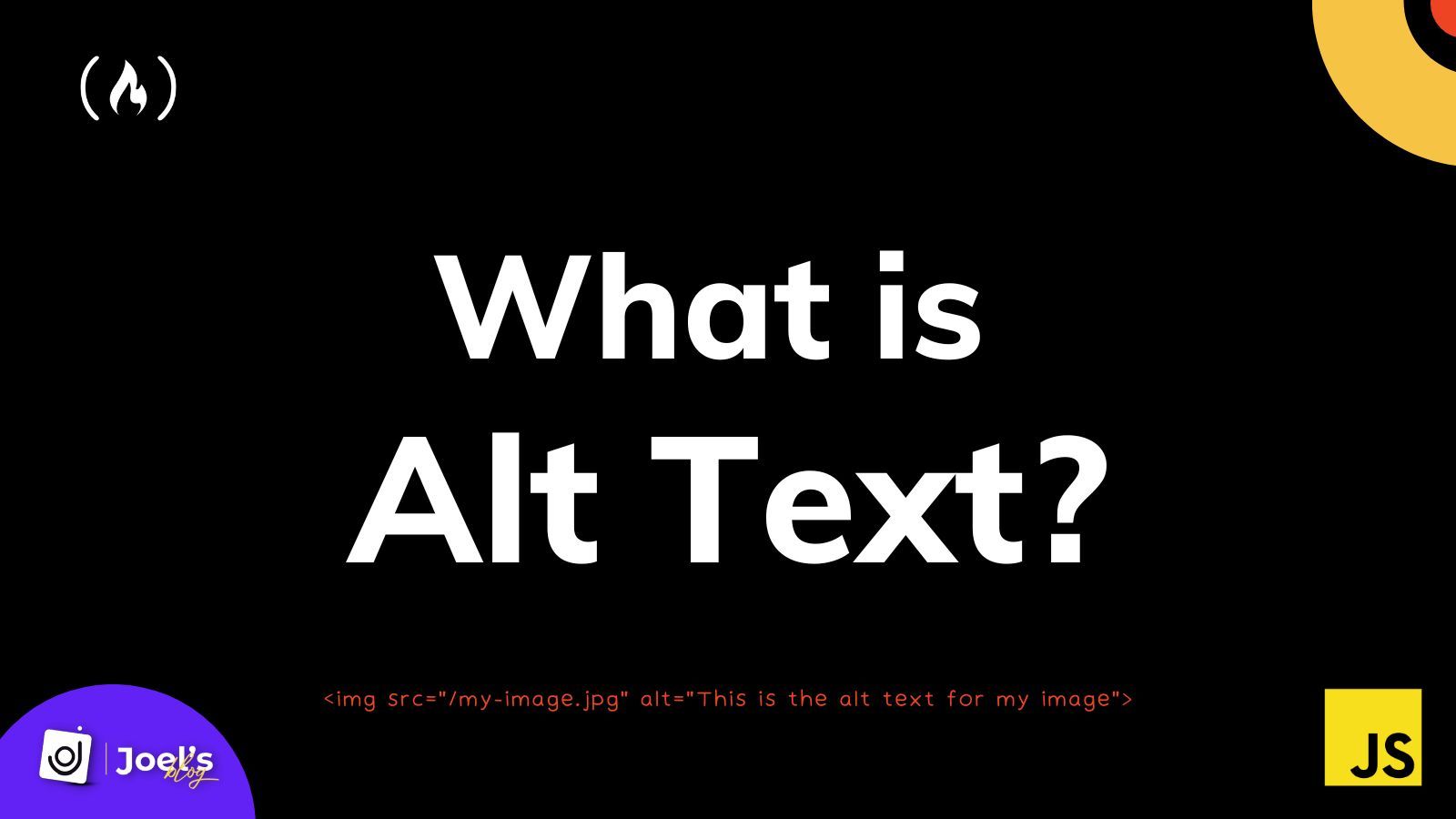 What is Alt Text? Image Alt Text HTML Example