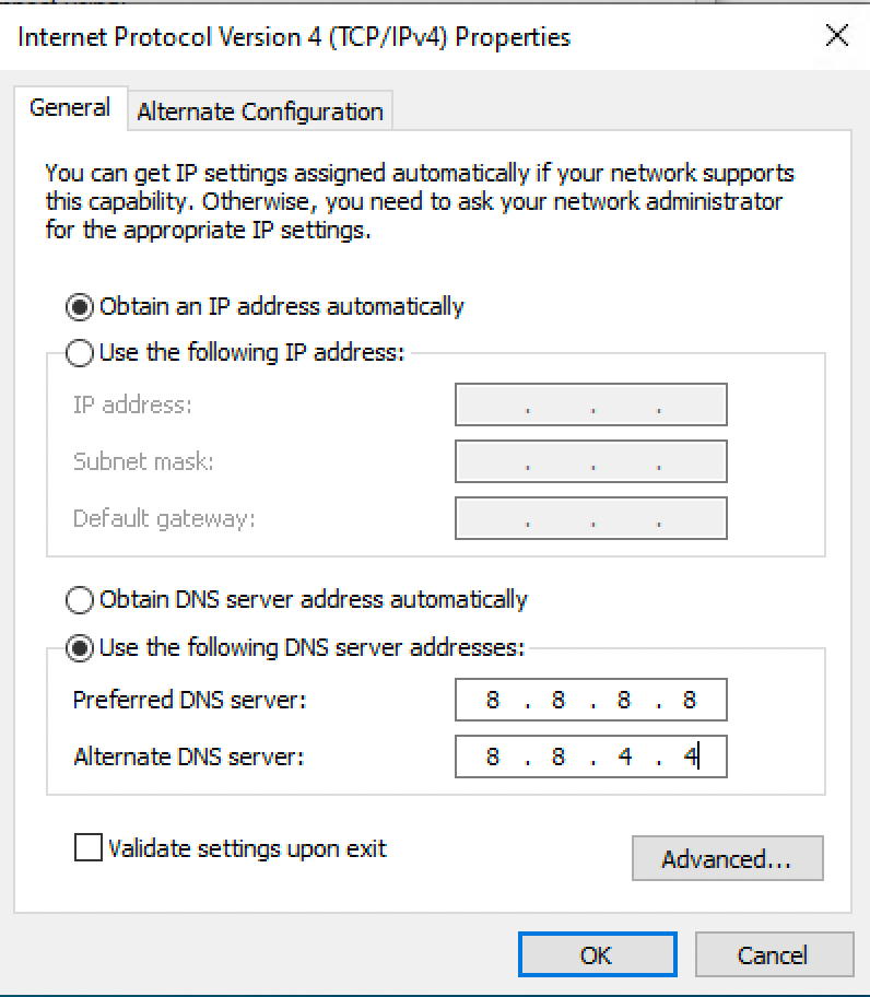 how to fix dns server not responding in windows 10