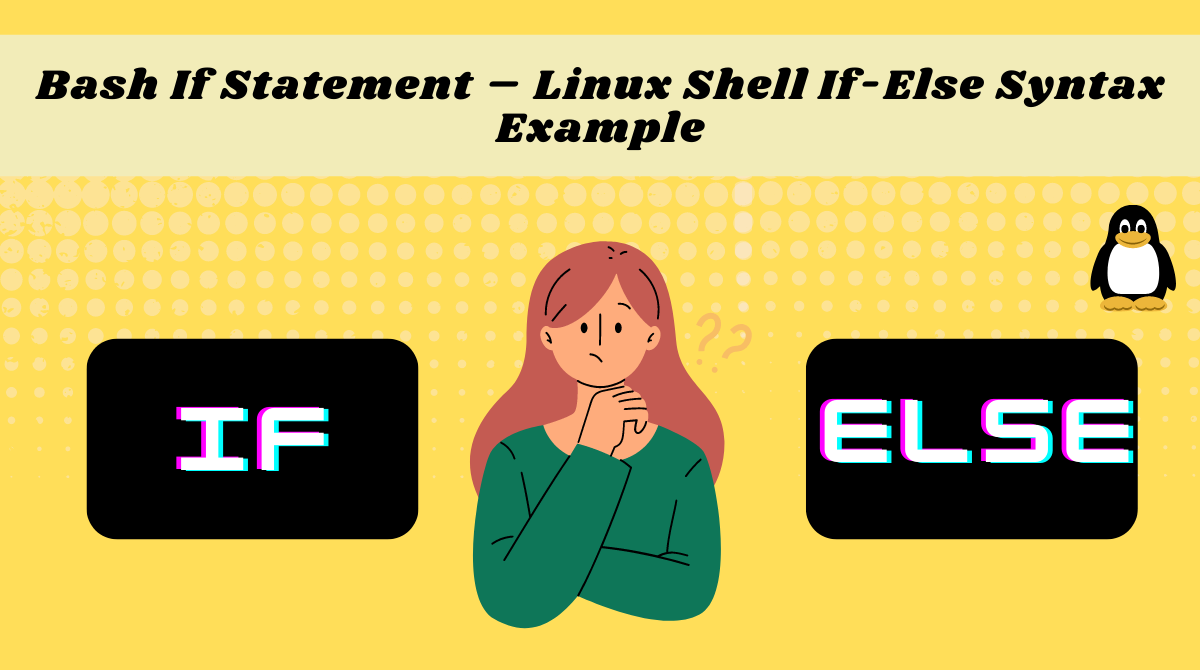 Bash If Statement – Syntax Example