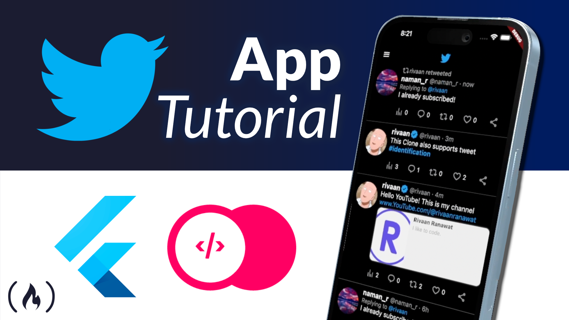 توسعه اپلیکیشن Flutter – یک کلون توییتر ایجاد کنید