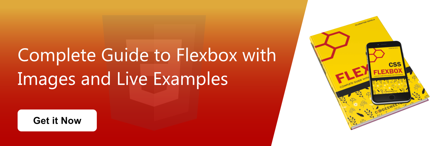 Get CodeSweetly's CSS Flexbox book at Amazon