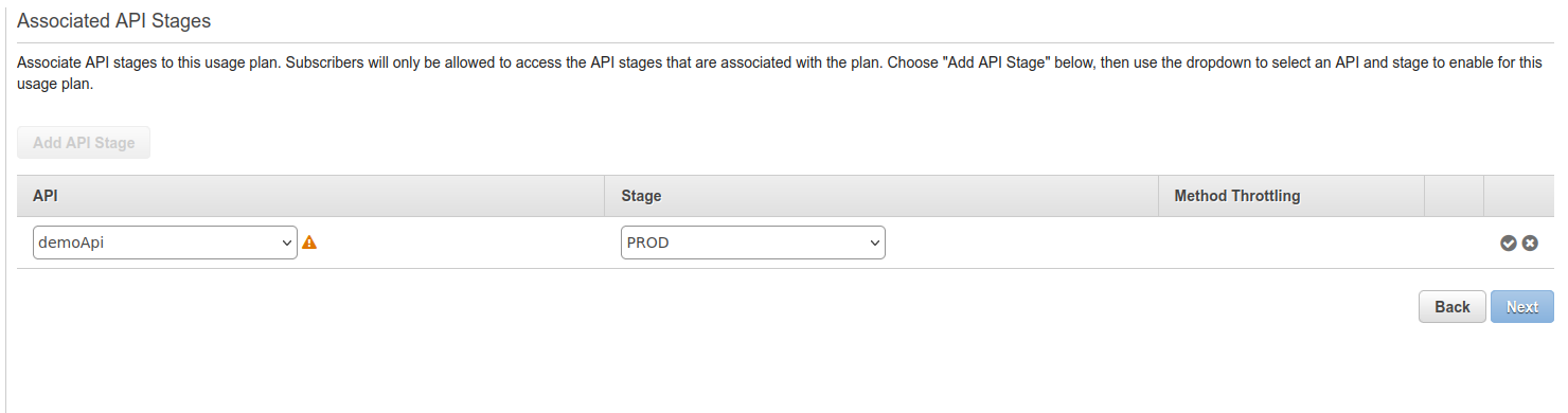 为我们的 API 创建一个 Stage