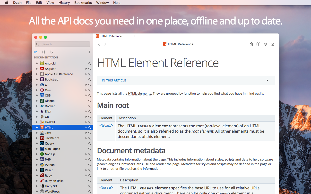 How to Quickly Access the API Documentation of Your Favorite Languages