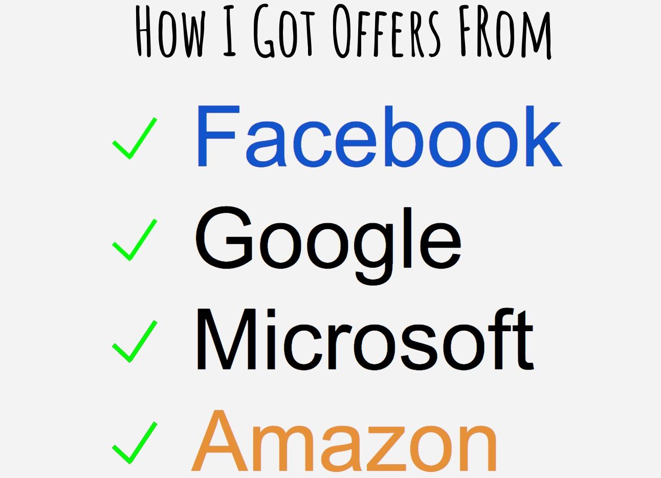 How I landed offers from Microsoft, Amazon, and Twitter without an Ivy League degree