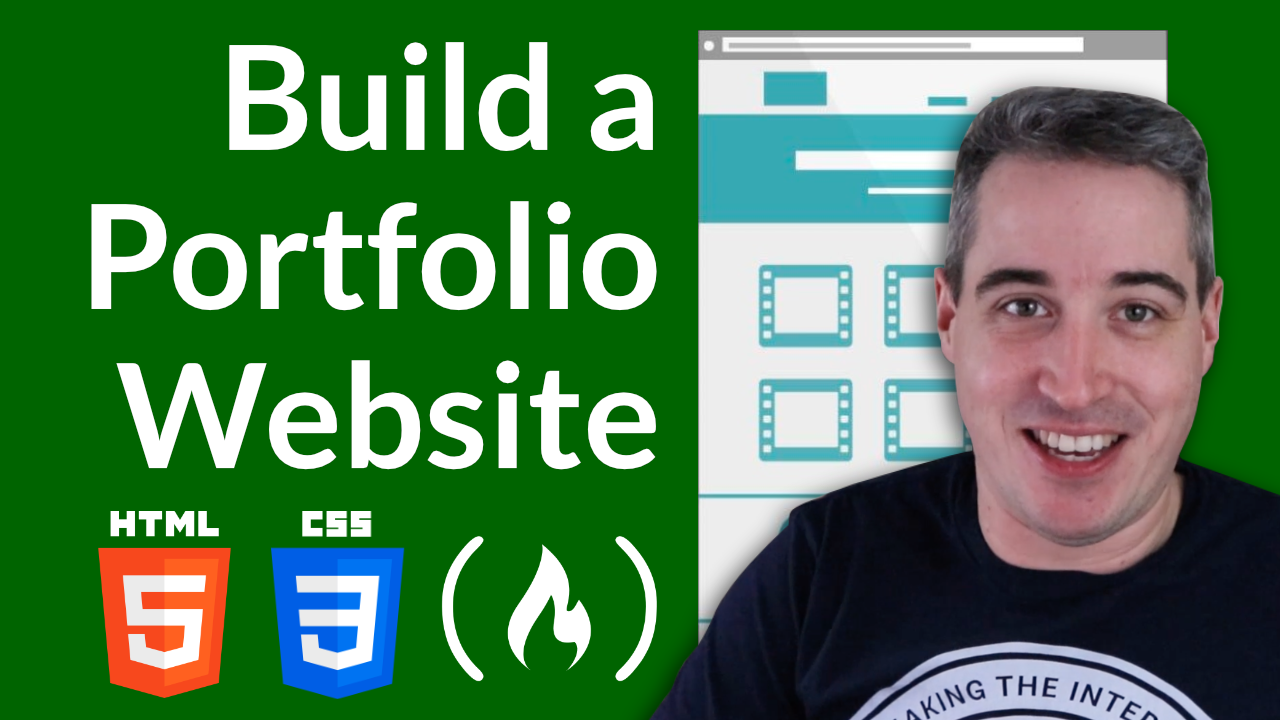 How to build and deploy a portfolio website - Video Course