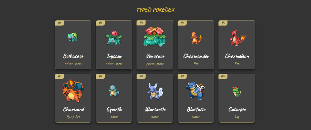 A Practical Guide to TypeScript - How to Build a Pokedex App Using HTML, CSS, and TypeScript