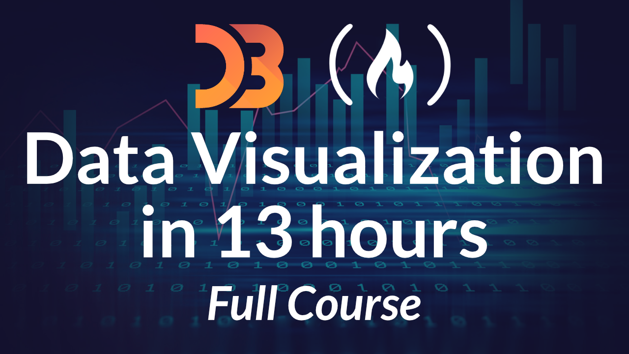 Learn data visualization using D3.js with a free 13-hour course
