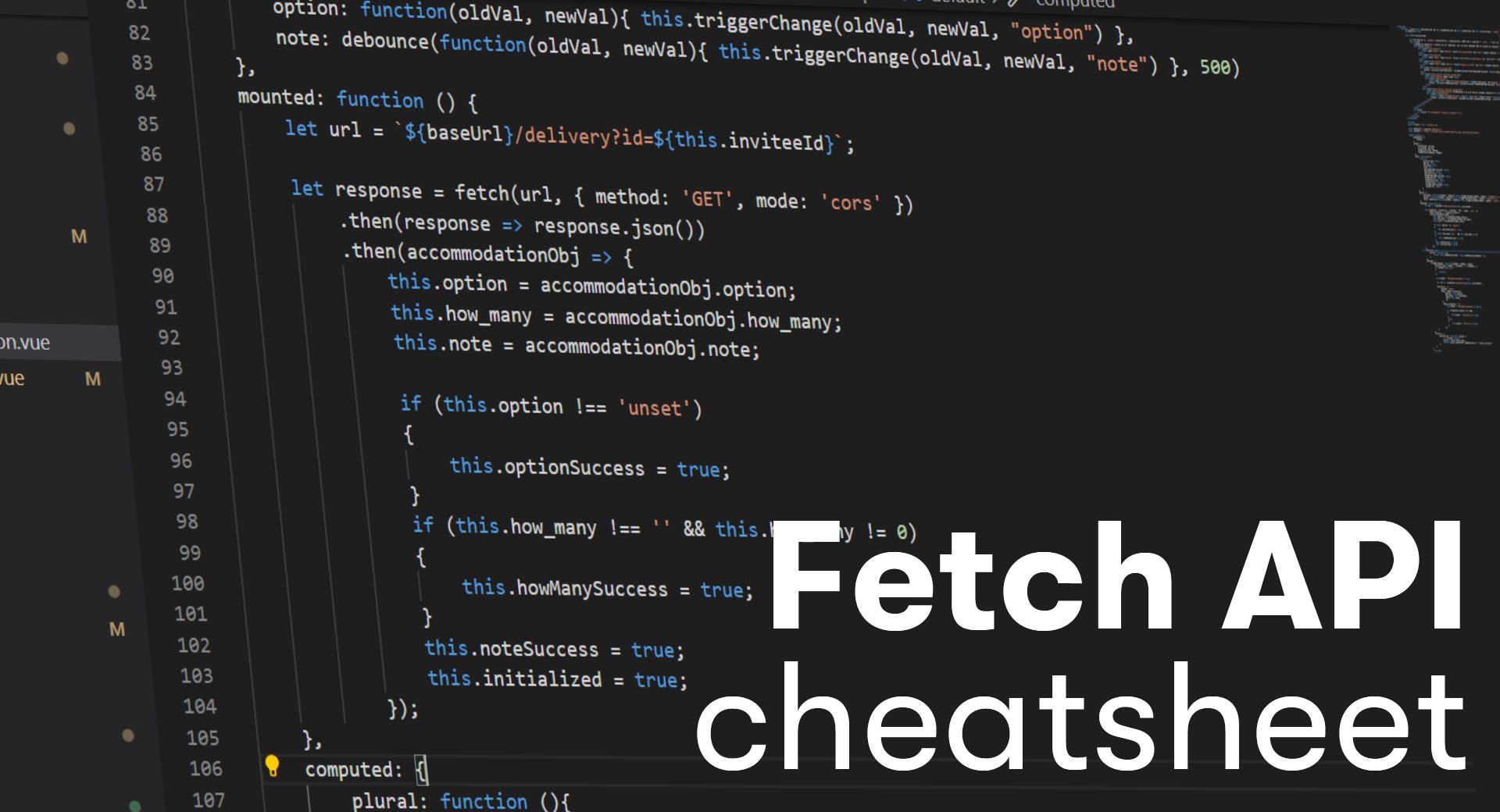 The Fetch API Cheatsheet: Nine of the Most Common API Requests