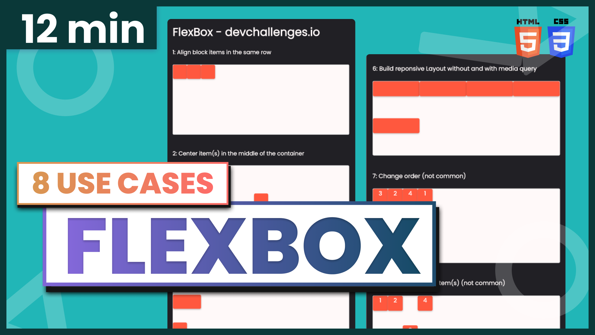 Learn Flexbox with These 8 Most Common Use Cases