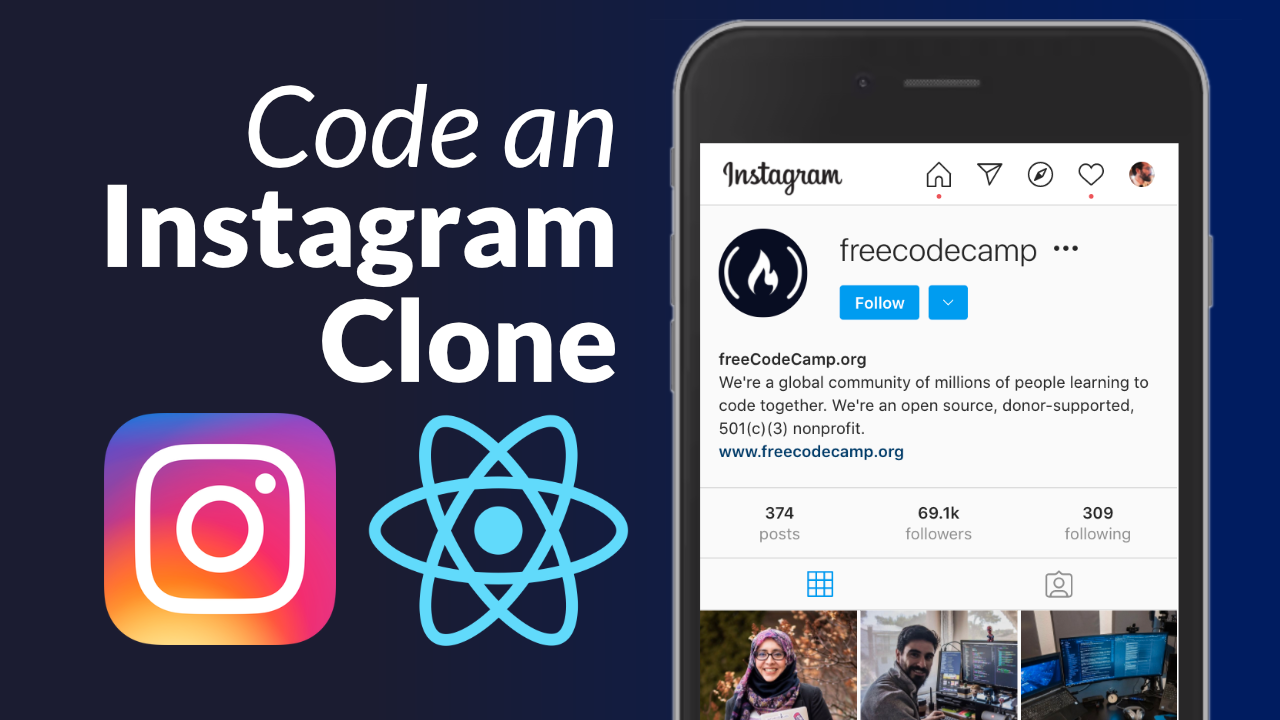 Learn How to Create an Instagram Clone Using React in Free 12-Hour Course
