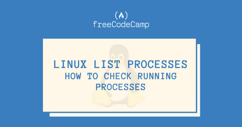 Linux List Processes – How to Check Running Processes