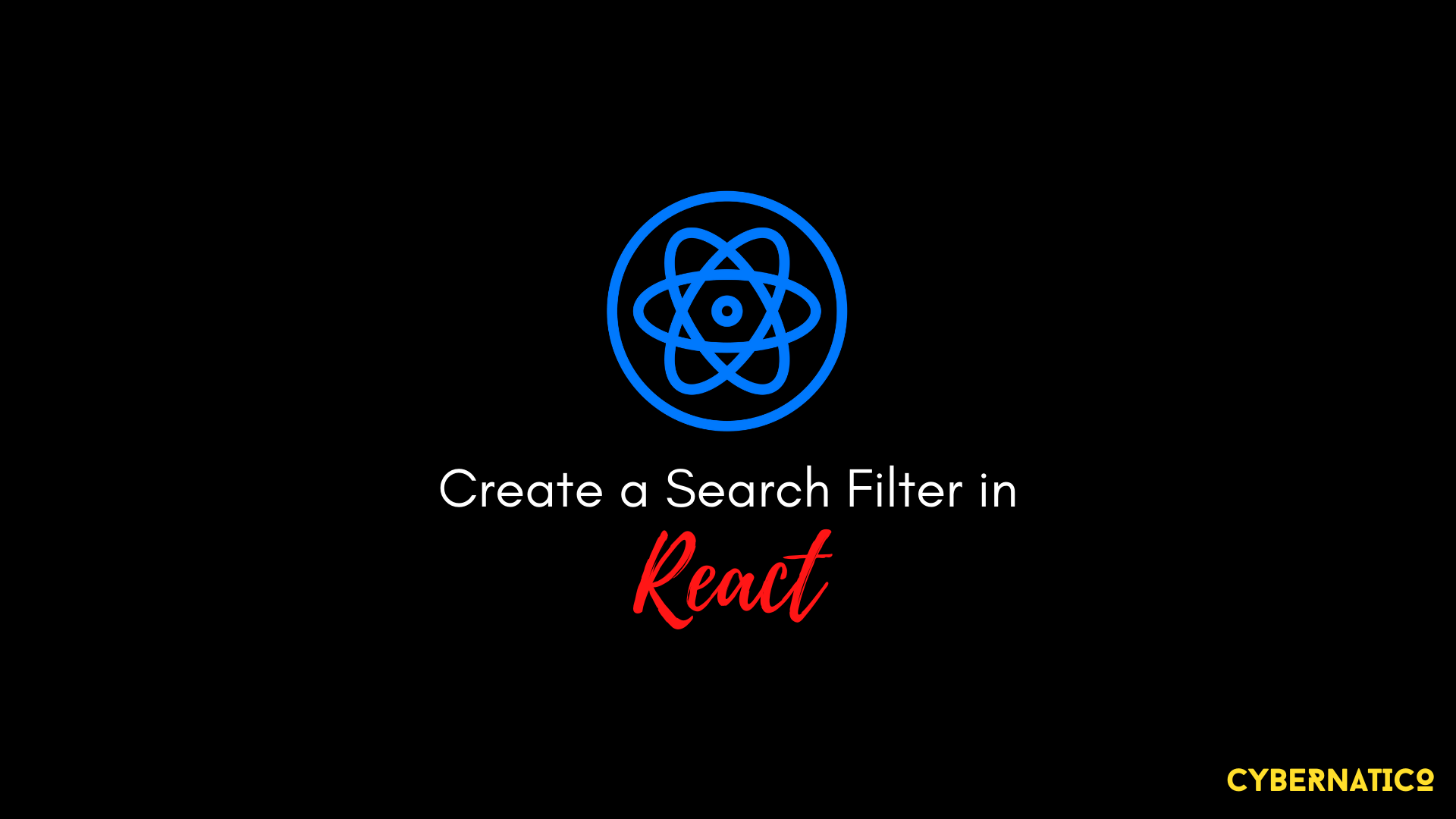 How to Build a Search Filter using React and React Hooks