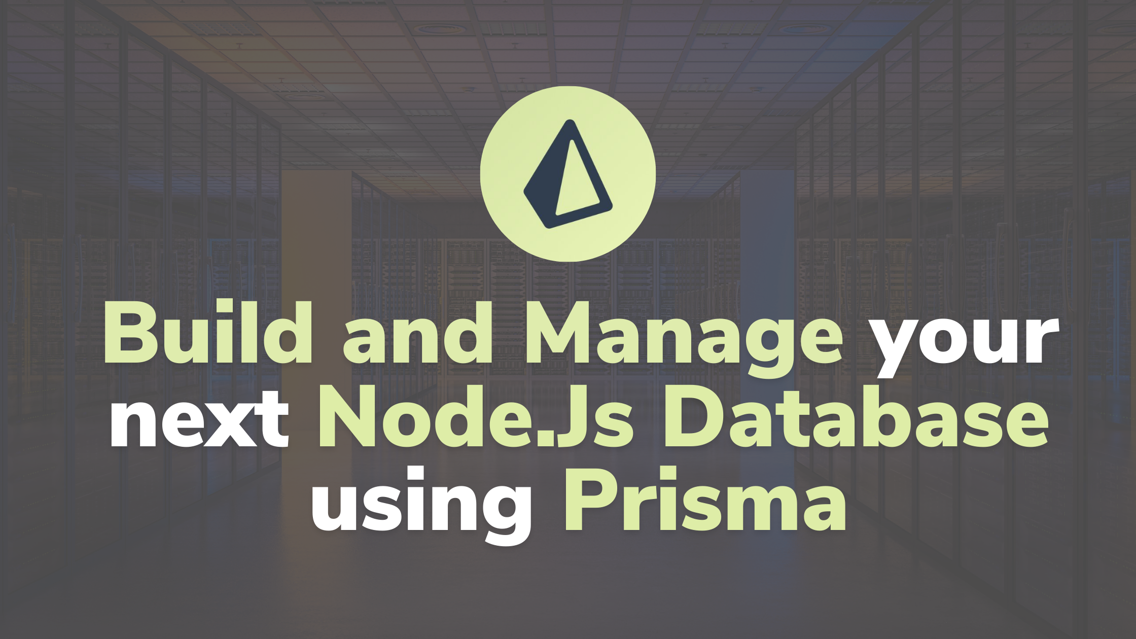 How to Build a Node.js Database using Prisma and SQLite