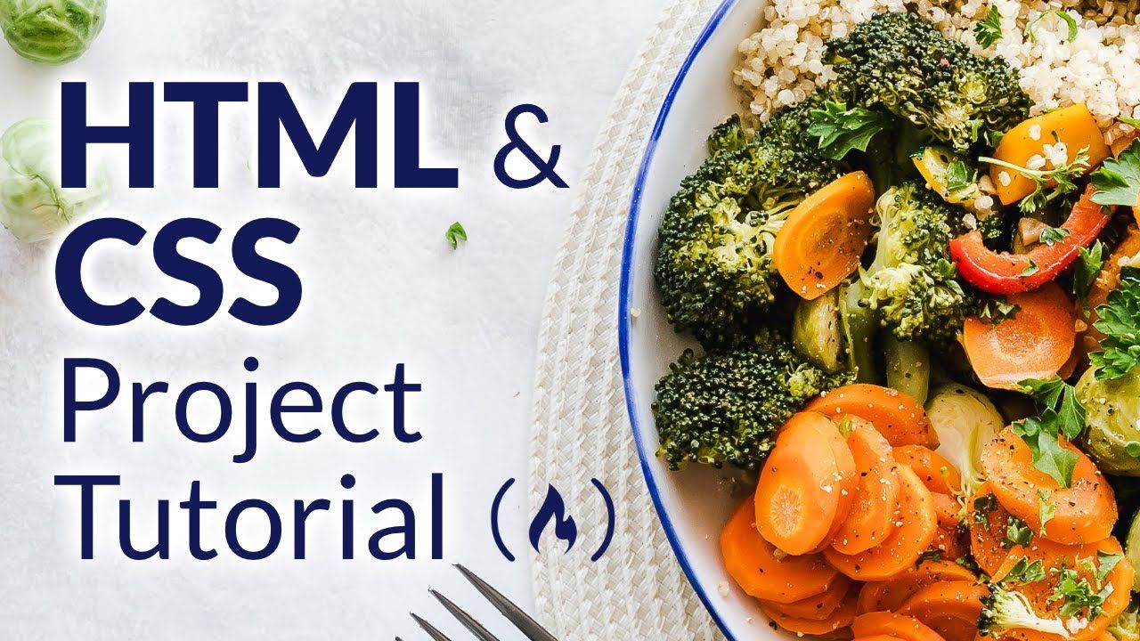 HTML / CSS Tutorial - Build a Recipe Website