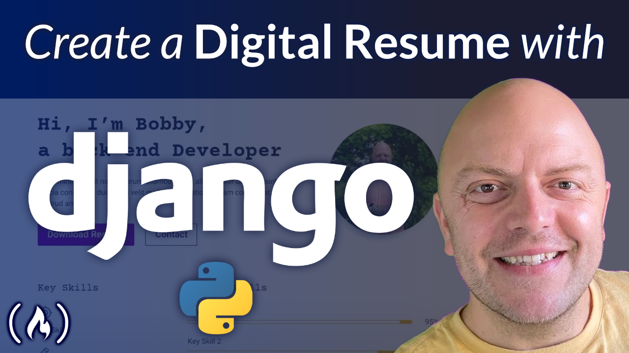 Django Project – Create a Digital Résumé Using Django and Python