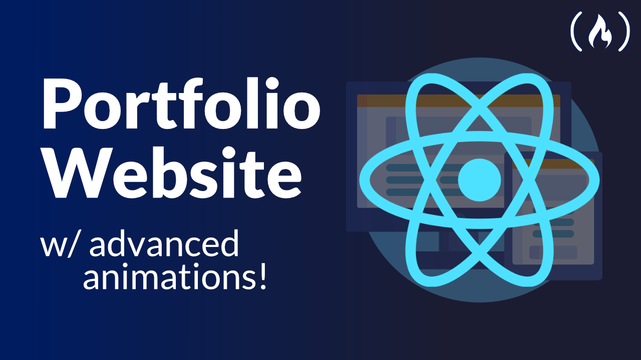 React Animation Course – Code a Portfolio Featuring Animations