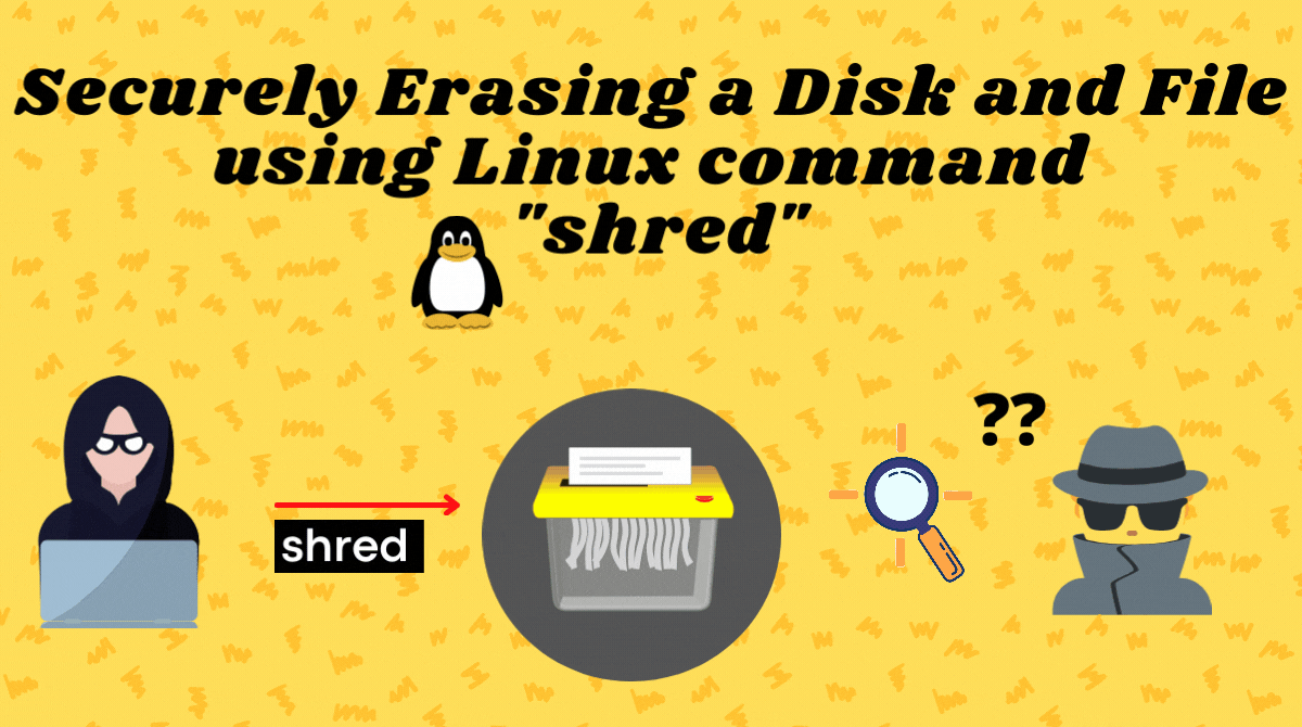 How to Securely Erase a Disk and File using the Linux shred Command
