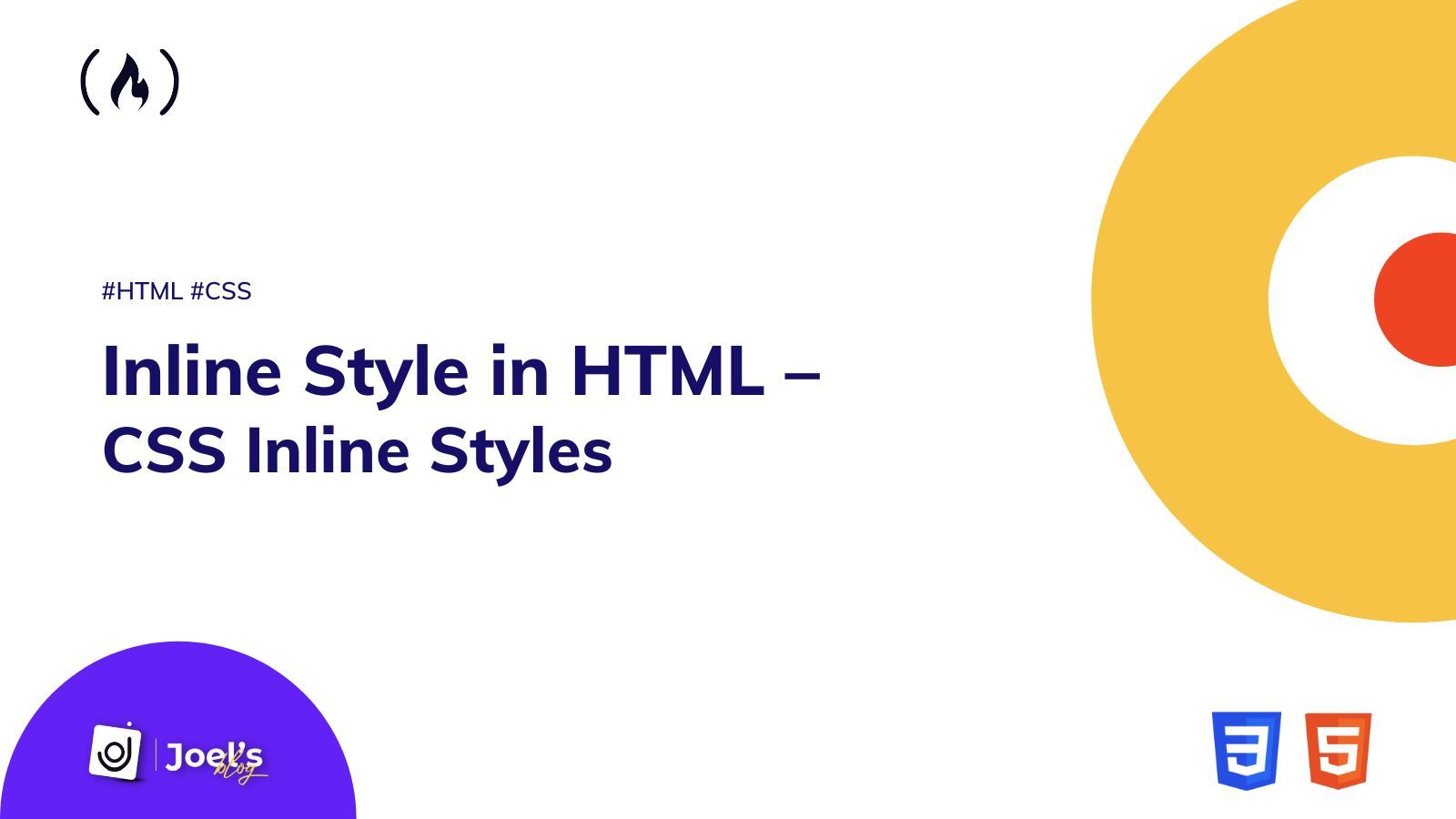 Inline Style in HTML – CSS Inline Styles