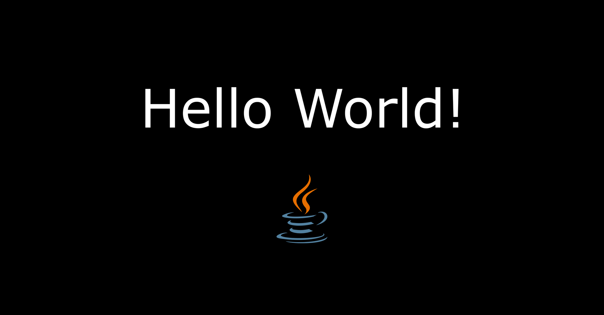 Hello World in Java – Example Program