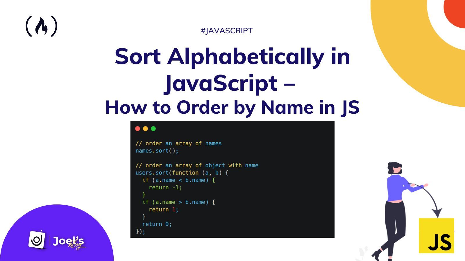 Sort Alphabetically in JavaScript – How to Order by Name in JS