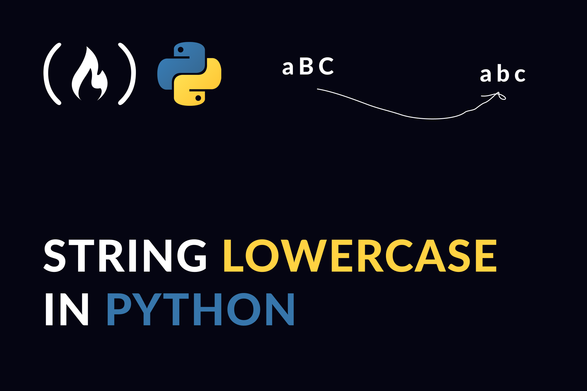 Python to Lowercase a String – str.lower() Example